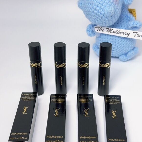 YSL Yves Saint Laurent Lash Clash Mascara Volume Extreme Travel Size 2ml x 4 Set - Picture 2 of 5